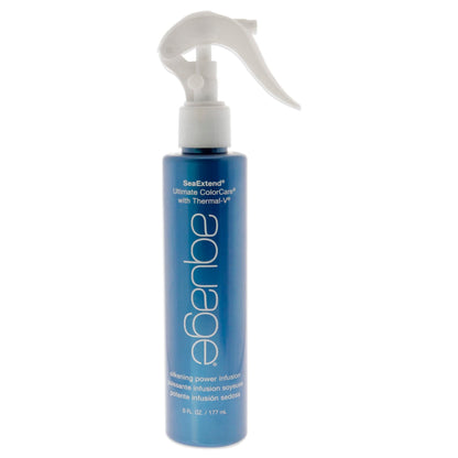 AQUAGE SeaExtend Silkening Power Infusion, Powerful 60-Second Rinse-Out Treatment that Repairs and Silkens Color-Treated Hair, Replenishes Porous Strands, 6 oz