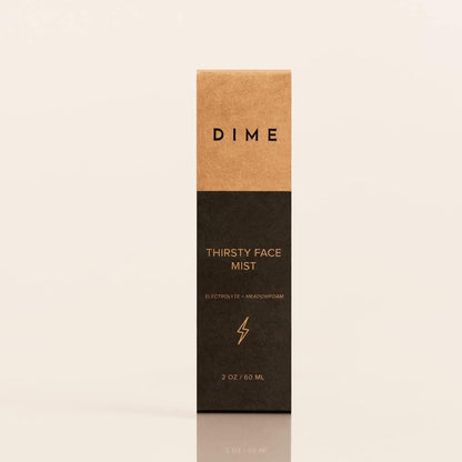 DIME Beauty Thirsty Face Mist Hydrating Setting Spray For Makeup With Sea Moss Electrolytes Antioxidants Glass Skin Primer And Blue Light Protection Make Up Setting Spray for Face 2 oz / 60 ml