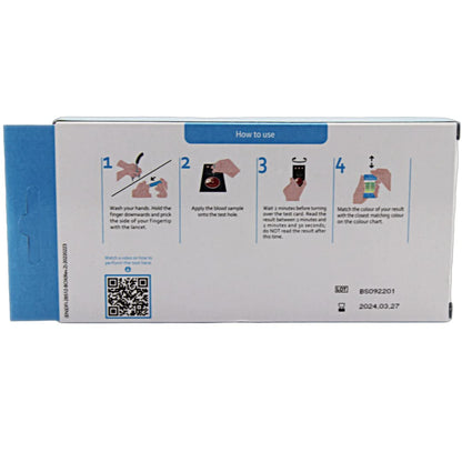 Complete Total Only Cholesterol Test, 2 Tests, Quick, Simple & Easy-to-Use, Clear Easy to Read Results, Detects Cholesterol Levels in Your Blood