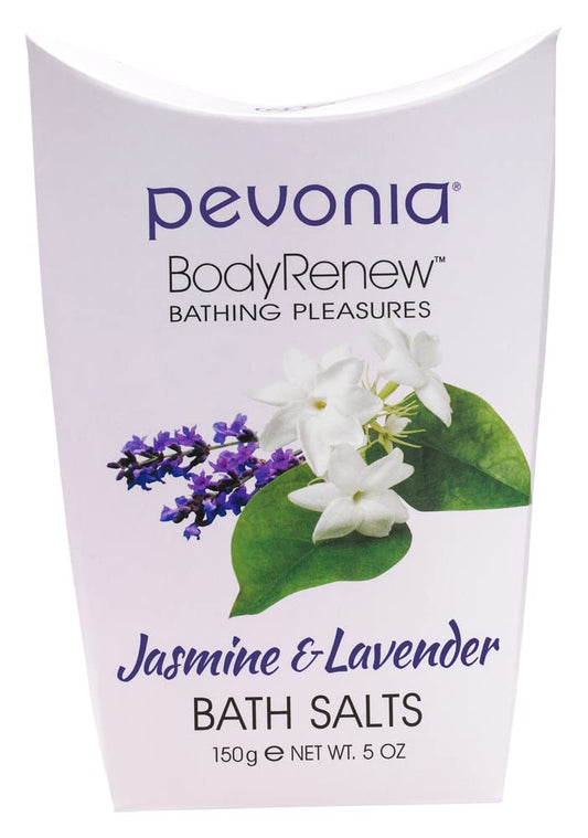Pevonia BodyRenew Bath Salts, Jasmine & Lavender, 5 oz