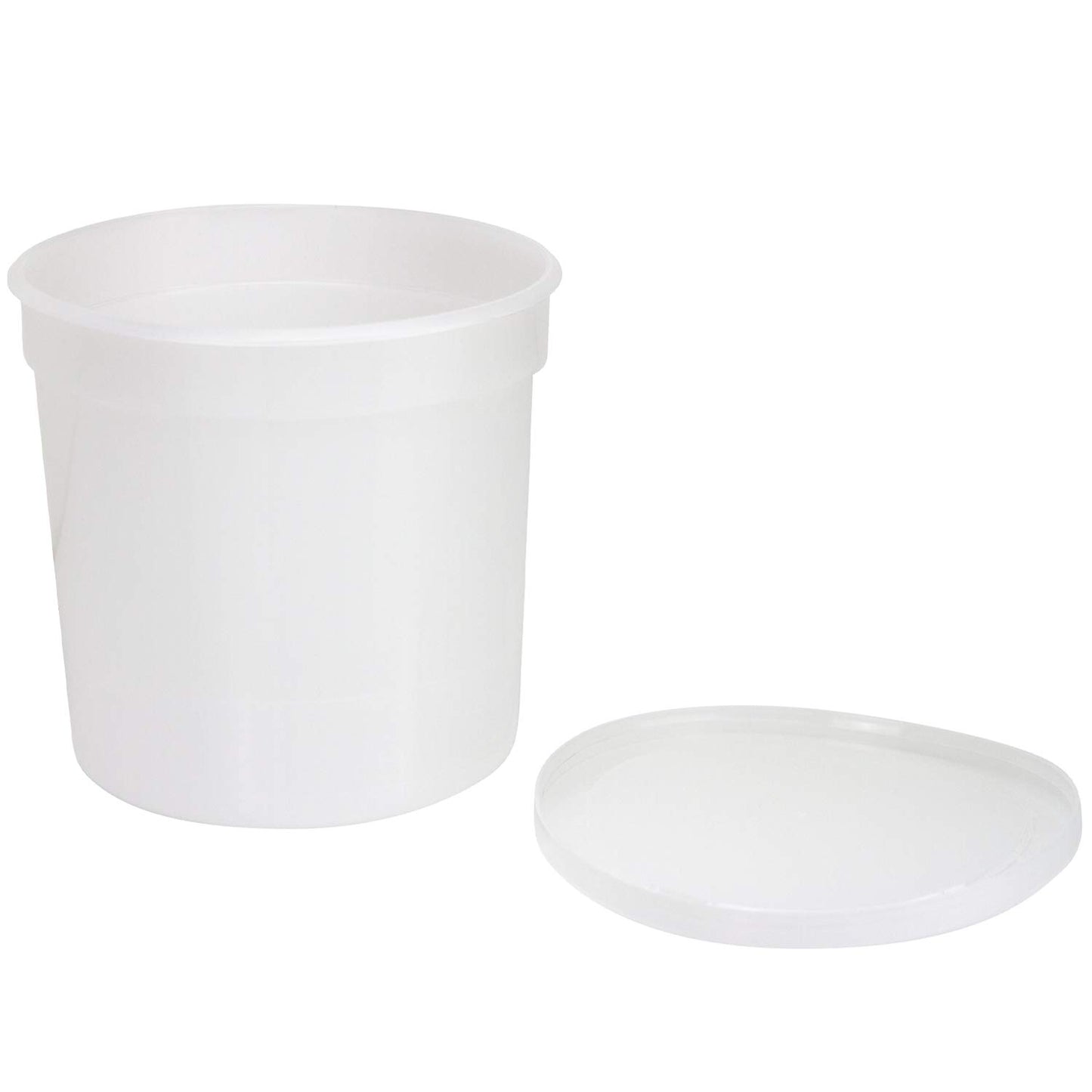 Caplugs Evergreen 240-5703-06N PLSC Series Press-Lid Pathology Containers, 32oz/946mL, HD-PE, Ample Space, Medical, Pathology, Labware, Storage, Natural, Pack of 12 (99192997)