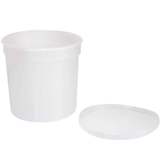 Caplugs Evergreen 240-5703-06N PLSC Series Press-Lid Pathology Containers, 32oz/946mL, HD-PE, Ample Space, Medical, Pathology, Labware, Storage, Natural, Pack of 12 (99192997)