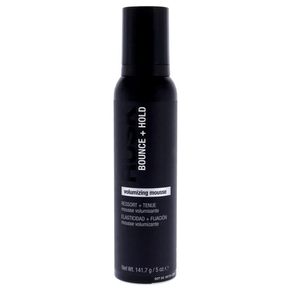 RUSK Volumizing Mousse, Bounce + Hold, Builds Long Lasting Volume, Increases Softness, Body, and Shine, 5 oz