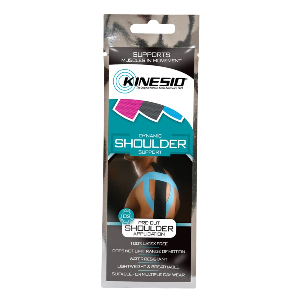 Kinesio Tape - Pre-Cut Shoulder Support - Optimized Athletic Tape Strips