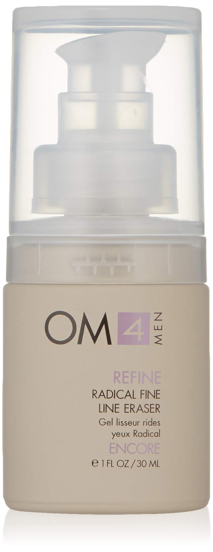 Organic Male OM4 Refine: Radical Fine Line Eraser Eye Gel - Age Corrective, Reduce Fine Lines, Puffiness