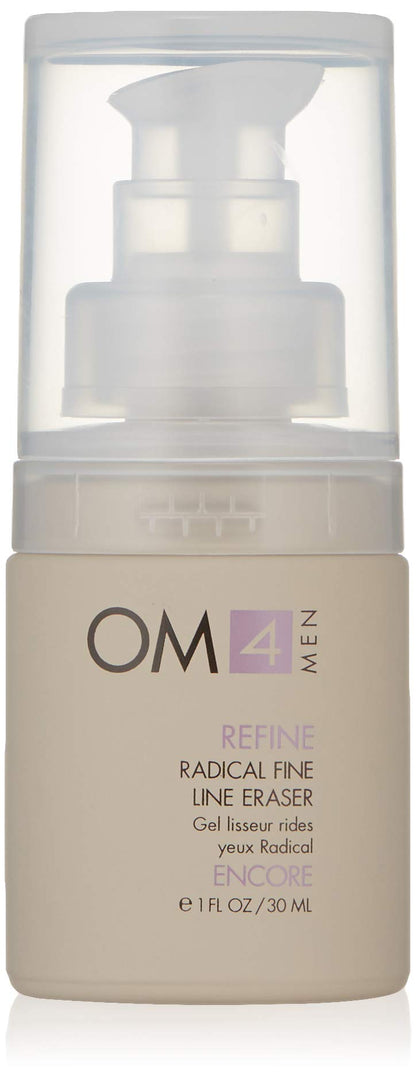 Organic Male OM4 Refine: Radical Fine Line Eraser Eye Gel - Age Corrective, Reduce Fine Lines, Puffiness