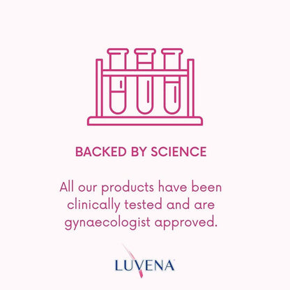 Luvena Lubricant for Women, Relieves Feminine Dryness, Intimate Skin Care & Menopause Support, Moisturizing Lubrication Gel, Non Staining, pH Balanced, Water Based, Paraben & Glycerin Free (2 Pack)