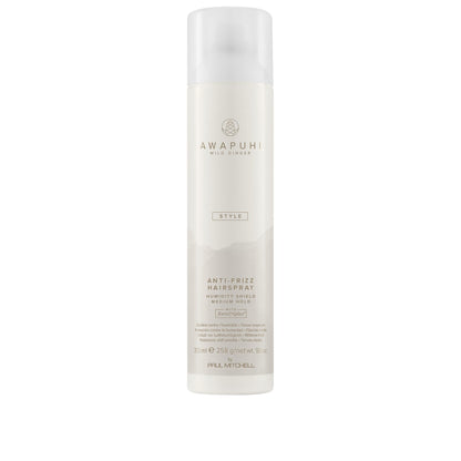 Awapuhi Wild Ginger by Paul Mitchell Anti-Frizz Hairspray, Humidity Shield, Medium Hold, For All Hair Types , 9.1 oz.