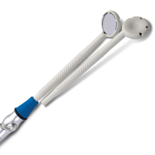Practicon 7042632 One-Sided Mirro-Vac 2 Saliva Ejector Mirror, Pack of 50