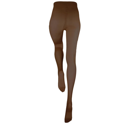 Truform 15-20 mmHg Compression Pantyhose, Sheer 20 Denier Women's Shaping Tights, Espresso, Queen Plus