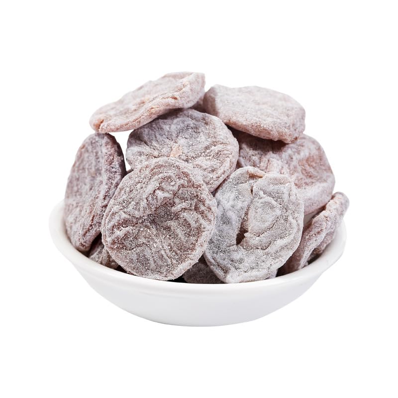 Chinese preserved plum. Japanese Style Preserved Plum, Sweet and Sour Dried Plum Meat, Chenpi Flavor, 8.8 oz Can. Chan Pui Mui Preserved Plum