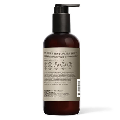 PAPATUI by Dwayne Johnson Men's Body Lotion | Unscented | Fast Absorbing | Lightweight Daily Moisture | 24-Hour Hydration | with Vitamin B3 and Ceramides | 11.5 fl oz