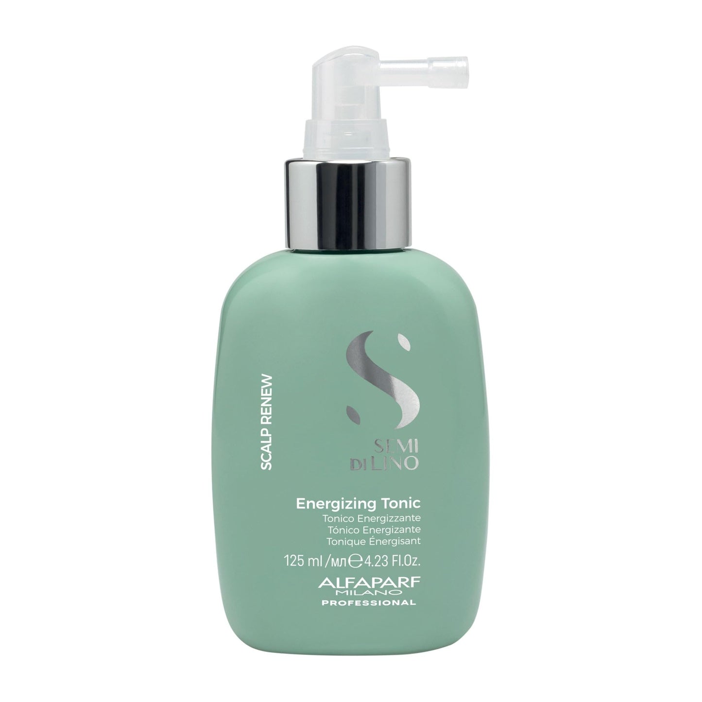 Alfaparf Milano Semi di Lino Scalp Renew Energizing Tonic for Thinning Hair - Strengthens, Re-densifies and Stimulates Hair Fiber - Professional Salon Quality - 4.23 Fl Oz