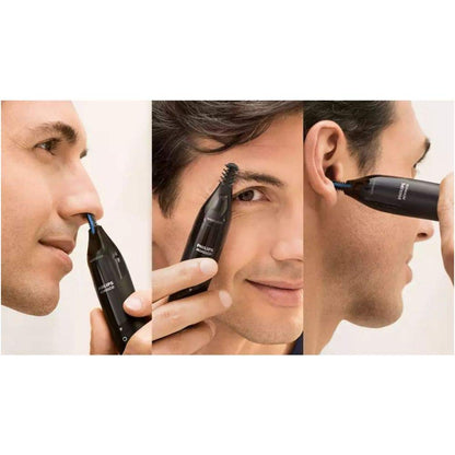 Norelco Philips NT1715 (1000) Nosetrimmer for Ears, Nose & Eyebrow Hair Trimming with No Pulling Guaranteed
