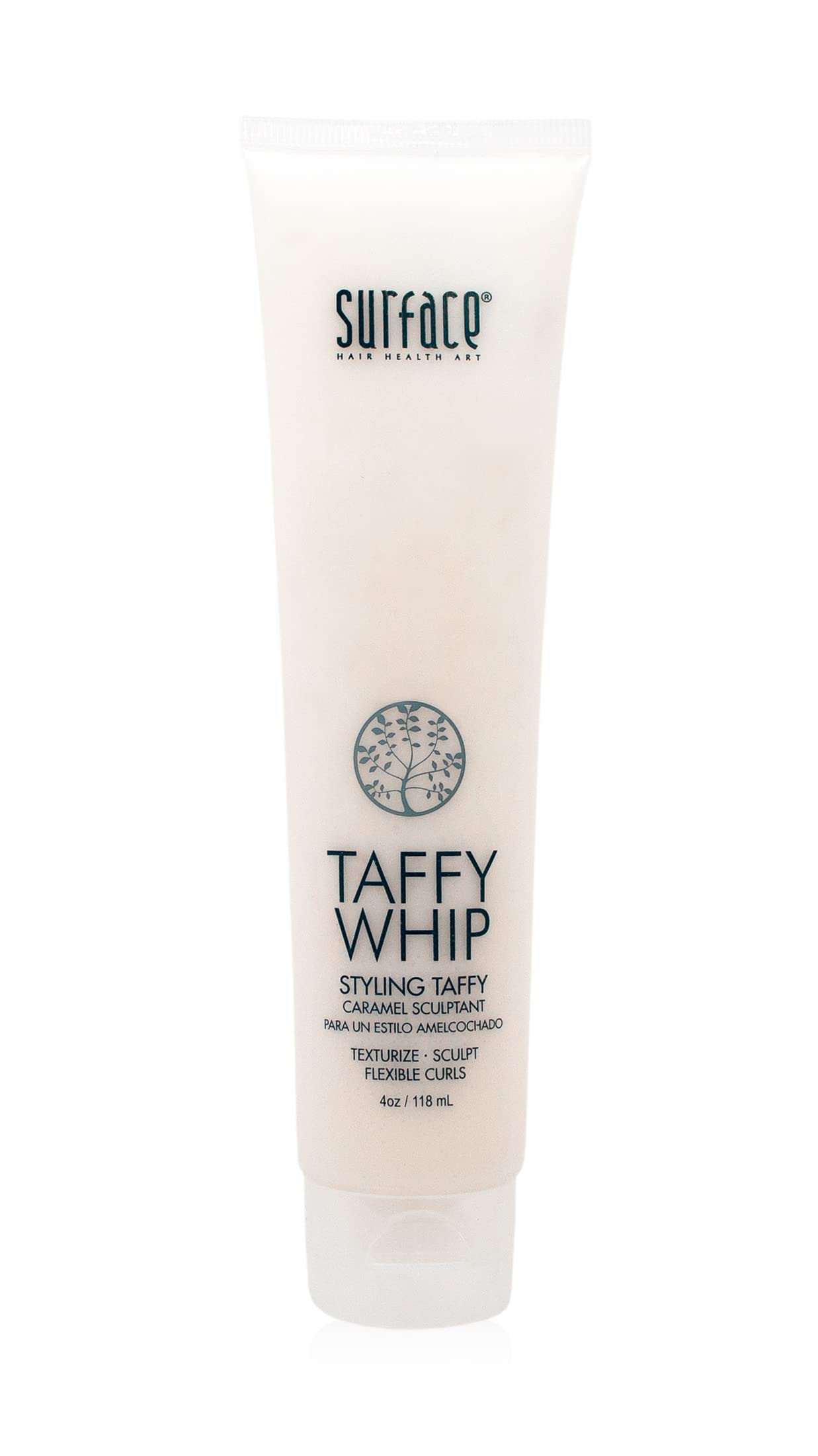 Surface Hair - Taffy Whip Styling Caramel Sculptant - Texturizing Waves and Curls with Natural Fibers