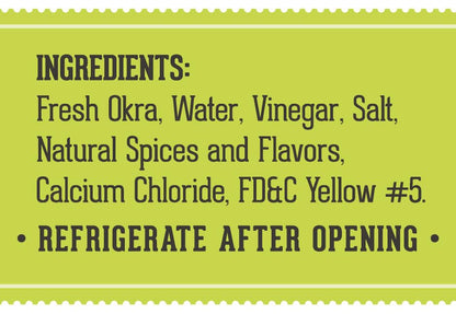 Lara's Pickled Okra with a Serving Tray - (Pack of 2, 64oz Each) - Artisanal Southern Style Mild Okra - Perfect for Charcuterie & Gourmet Snack Trays - Gluten-Free, All-Natural Okra Set