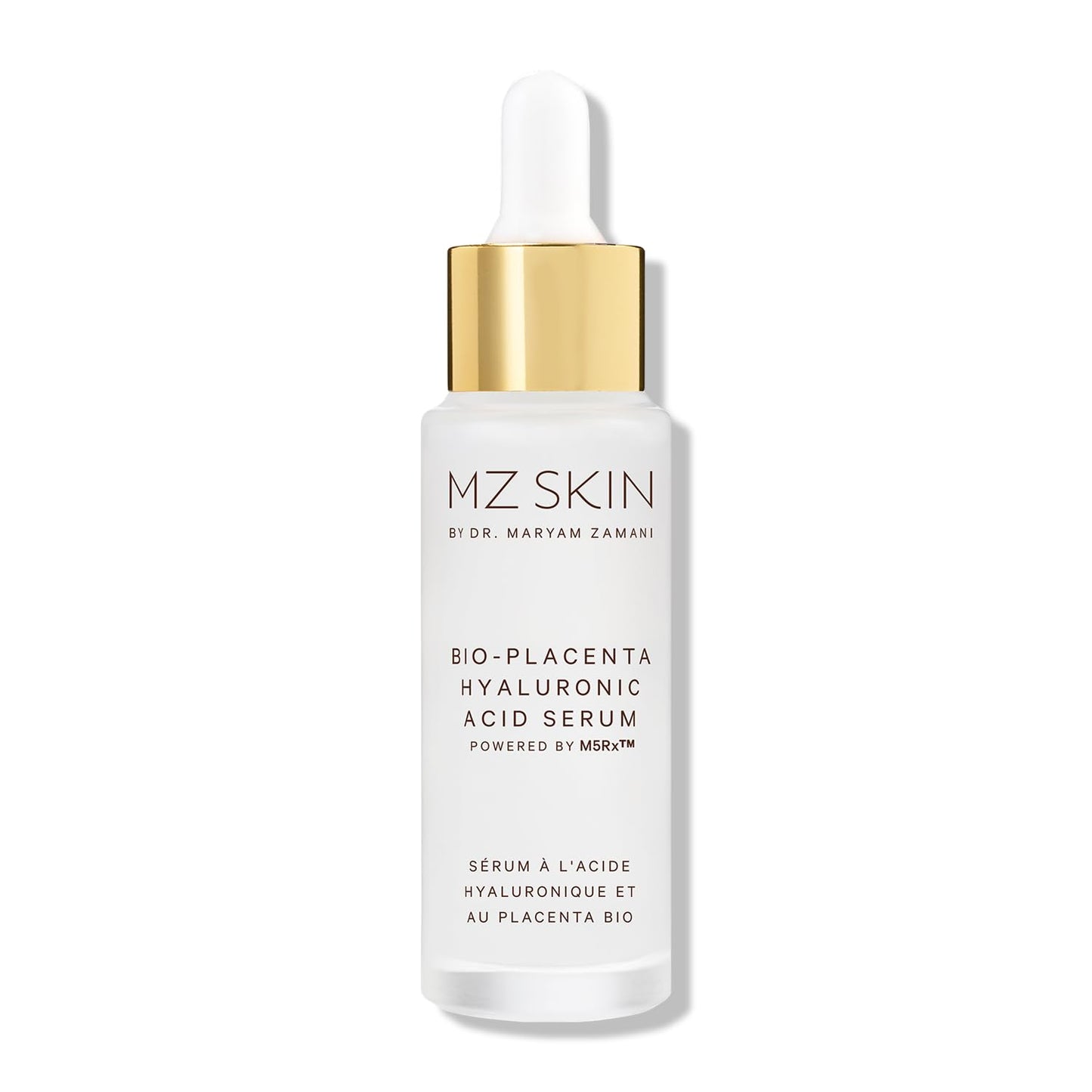 MZ SKIN Bio-Placenta Hyaluronic Acid Serum 1.01 fl oz | Deep Hydration & Skin Renewal with Bio-Placenta, M5Rx Complex & Hyaluronic Acid | Plumps, Firms & Smooths | All Skin Types, Fragrance Free