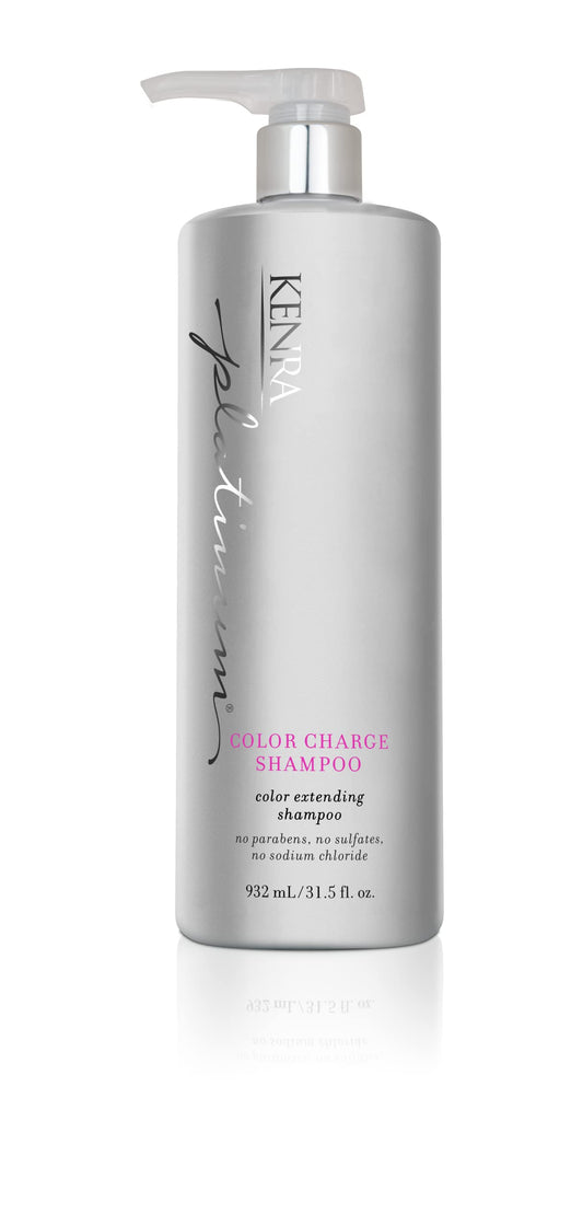 Kenra Platinum Color Charge Shampoo | Color Extending | Recharges Hair Color Up To 50 Washes | Locks Color Pigments | Maximum Color Retention | All Hair Types & Colors