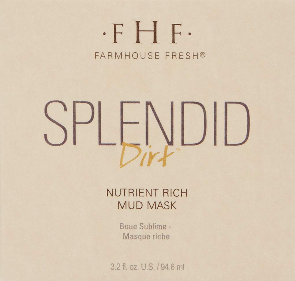 FarmHouse Fresh Splendid Dirt Nutrient-Rich Mud Mask , 3.2 Fl Oz (Pack of 1)