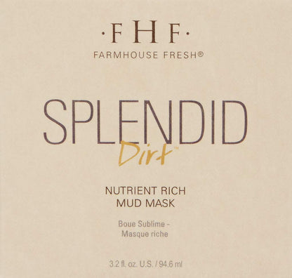FarmHouse Fresh Splendid Dirt Nutrient-Rich Mud Mask , 3.2 Fl Oz (Pack of 1)