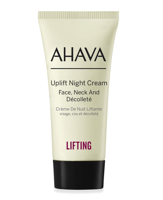 AHAVA Uplift Night Cream - Rich, Melting Night Cream to Lift, Firm & Tighten Skin, Anti-Aging Effect by Reducing Deep Wrinkles, Enriched with Exclusive Osmoter, Tripeptide 38 & Shea Butter, 0.50 fl.oz