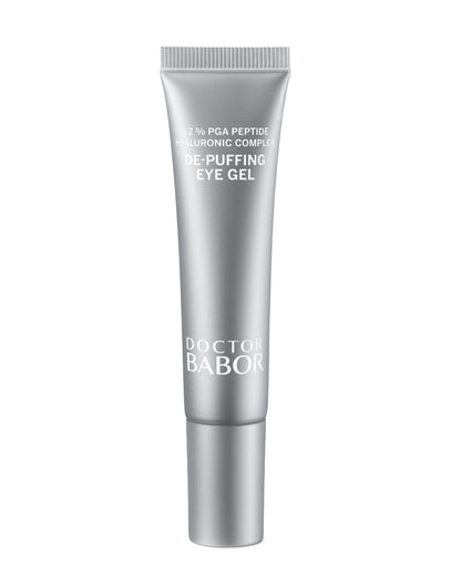 BABOR DOCTOR De-Puffing Eye Gel, Moisturising Eye Cream, Cooling Gel Texture, Anti-Wrinkle, Radiant Eye Area, Eye Care with Multimolecular Hyaluronic Acid, Vegan Formula, 15 ml