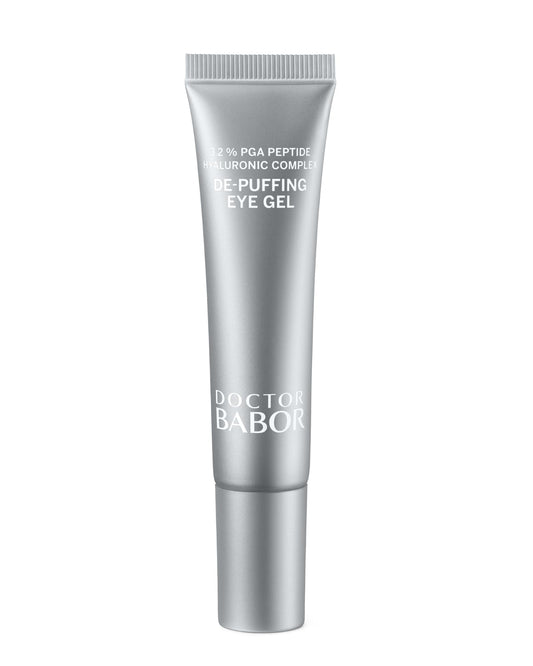 BABOR DOCTOR De-Puffing Eye Gel, Moisturising Eye Cream, Cooling Gel Texture, Anti-Wrinkle, Radiant Eye Area, Eye Care with Multimolecular Hyaluronic Acid, Vegan Formula, 15 ml