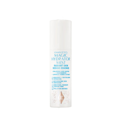Charlotte Tilbury Magic Hydrator Face Mist - Hydrating Facial Spray for an Instant, Dewy Glow - Helps Absorb Other Skincare Products, Revitalizes Complexion & Leaves Skin Visibly Radiant