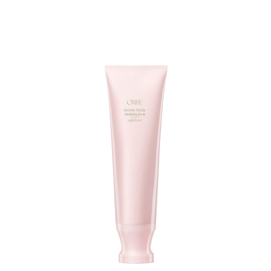 Oribe Serene Scalp Exfoliating Scrub - Cleanses & Detoxifies Pores - Physical & Chemical Exfoliants Gently Remove Flakes, Oil & Product Buildup - Soothes Scalp & Nourishes Hair - 4.2 oz