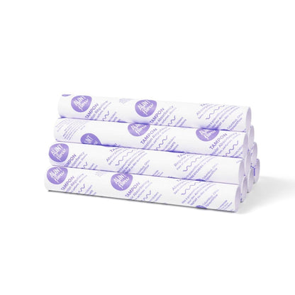 Aunt Flow Universal Tampons for Vending Dispensers (Case of 500), Regular Absorbency, Plastic-Free, Unscented