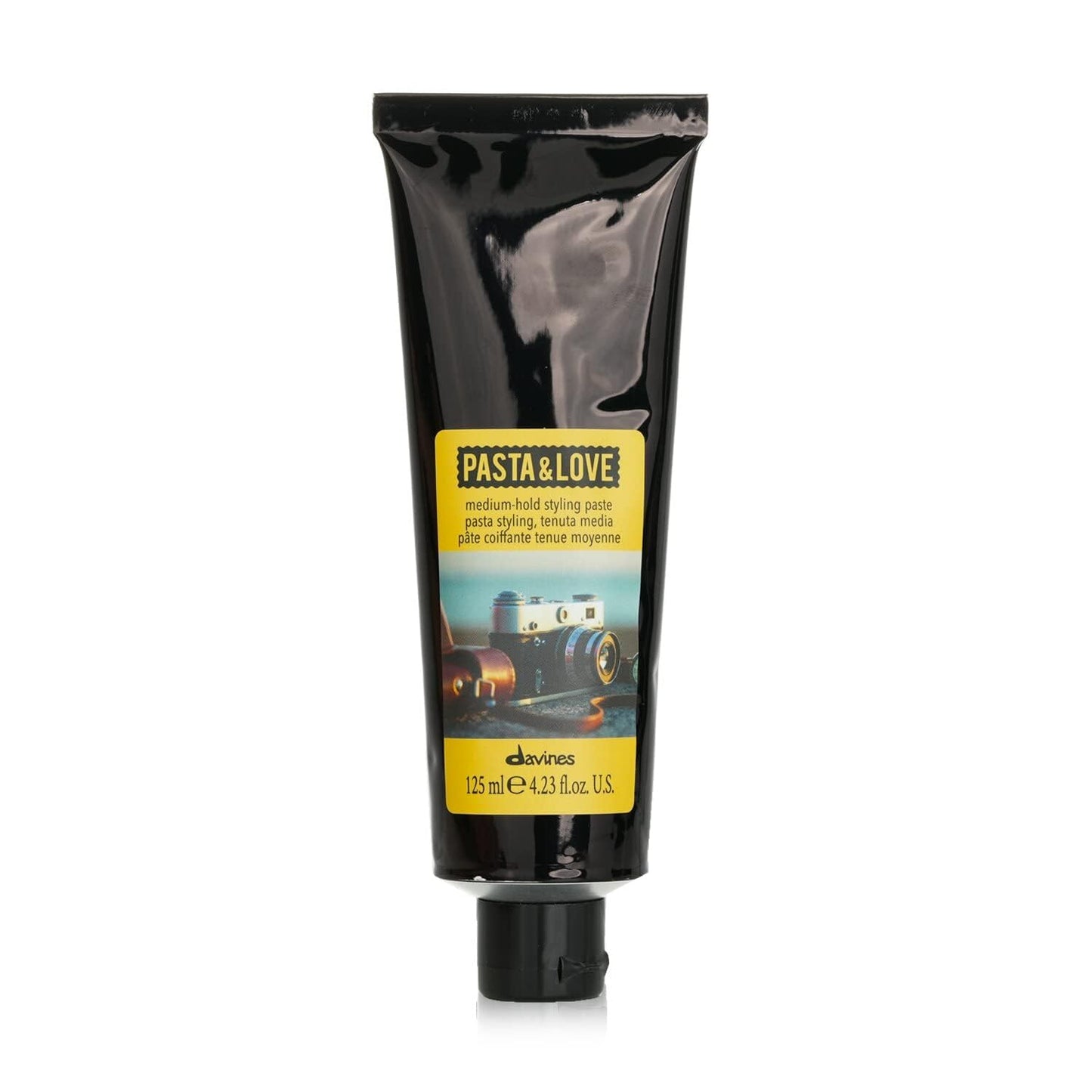 Davines Pasta & Love Medium-Hold Styling Paste, Workable Hair Paste - Provides Satin Finish, Texture & Elastic Hold for Versatile Men's Styling, 4.23 Fl Oz