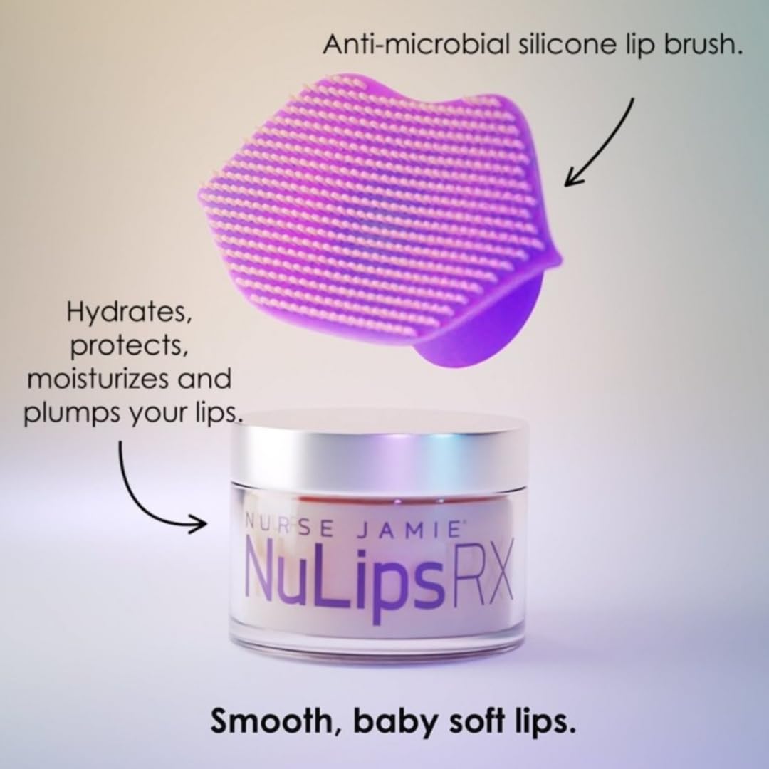 Nurse Jamie NuLips RX Moisturizing Lip Balm & Exfoliating Lip Brush
