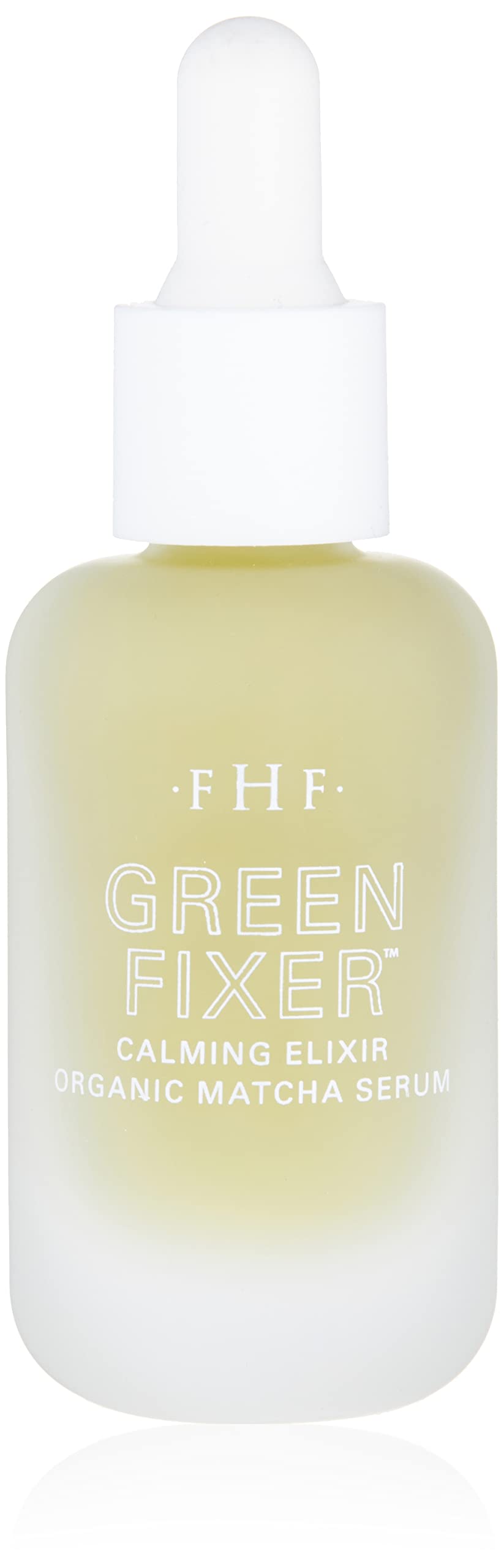 FarmHouse Fresh Green Fixer Peptides Serum, Calming Elixir with Hyaluronic Acid & Organic Matcha, 1 Fl Oz