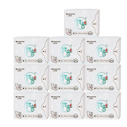 Radiant Feminine Pads for Women with Wings, Extra Heavy Absorbency, Unscented (Regular Pads x10, 80 Count Total)