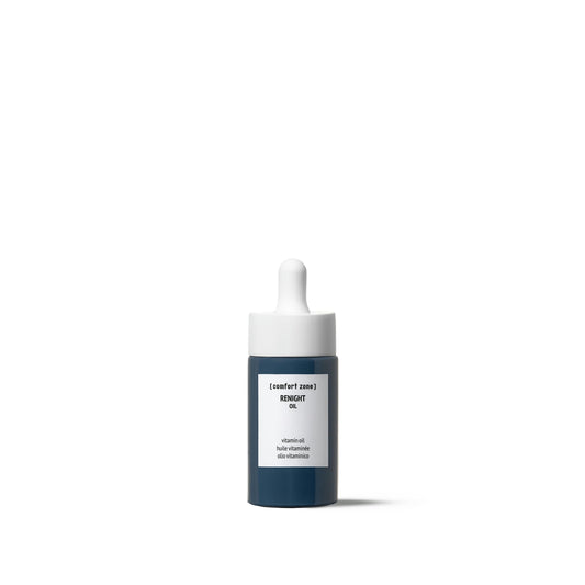 Renight Nourishing Vitamin Face Oil, Antioxidant Night Treatment, Silky Texture, Clean Beauty, Vegan, Organic Goji Berry, Macadamia Oil, Dry & Stressed Skin, 1.01 Fl Oz