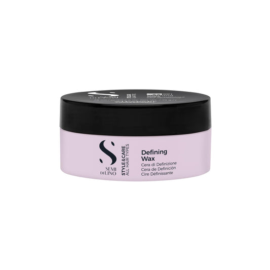 ALFAPARF MILANO Semi di Lino Style & Care Defining Wax - Medium Hold - Soft Wax for All Hair Types - Flexible Results - Glossy Finish (2.6 oz / 75 ml)