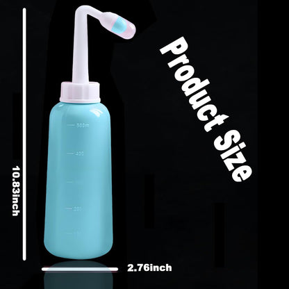 500ml/17oz Internal Cleaning External Cleaning Premium Peri Bottle for Postpartum Care Upside Down Peri Bottle, Portable Bidet for Perineal Recovery and Cleansing After Birth