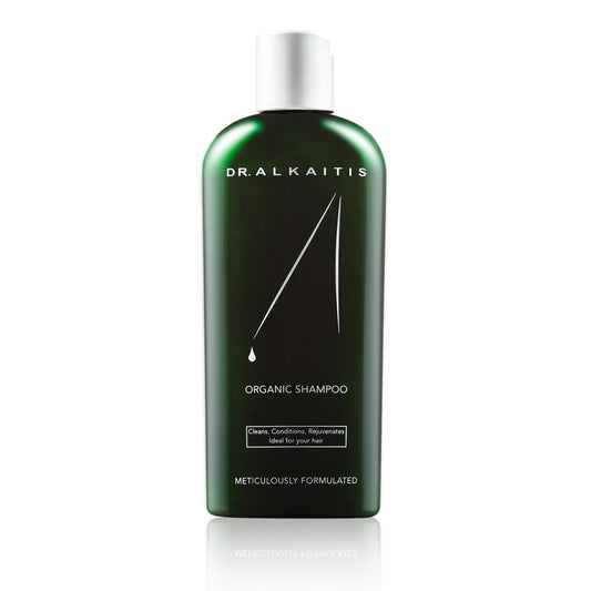 DR. ALKAITIS Organic Herbal Shampoo - Hydrating Treatment with Seaweed & Herbs for Healthy Hair & Scalp - Daily Use - All Hair Types (8fl oz|240 ml)
