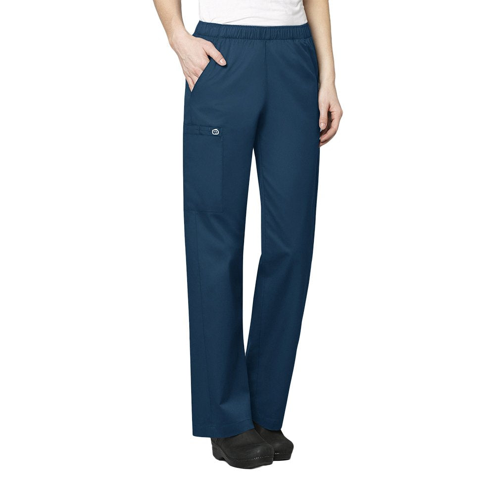 WonderWink Women's Pull-On Cargo Pant, Caribbean, 3X-Large