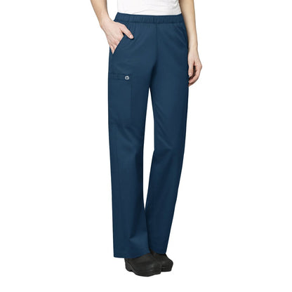 WonderWink Women's Pull-On Cargo Pant, Caribbean, 3X-Large