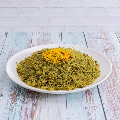 Sadaf Sabzi Polo - Herb Basmati Rice Mix - Traditional Middle Eastern Meal - Arroz Basmati Mix - Authentic Persian Cuisine - Kosher - 12 Oz
