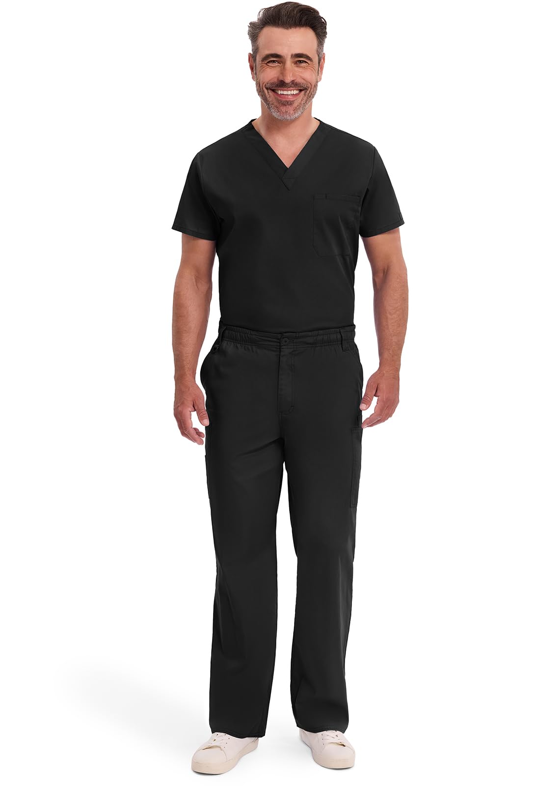 Dickies Men's Pull-On Pant with 7 Pockets Elastic Waistband with Button Closure 81006