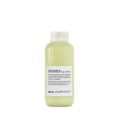 Davines MOMO Potion, Leave-In Combing Cream with Moisturizing Formula for Dry and Dehydrated Hair - Restores Hydration, Softness, and Shine with Melon Extract, Weightless, 5.07 Fl Oz