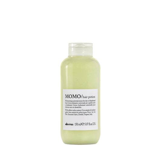 Davines MOMO Potion, Leave-In Combing Cream with Moisturizing Formula for Dry and Dehydrated Hair - Restores Hydration, Softness, and Shine with Melon Extract, Weightless, 5.07 Fl Oz