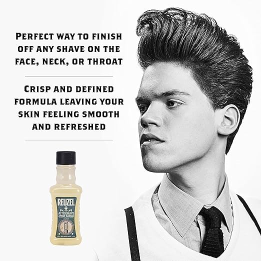 Reuzel Aftershave - Crisp And Defined Formula - Light Masculine Scent - Leaves Skin Feeling Hydrated - Perfect Way To Finish Off Any Shave On Face Or Neck