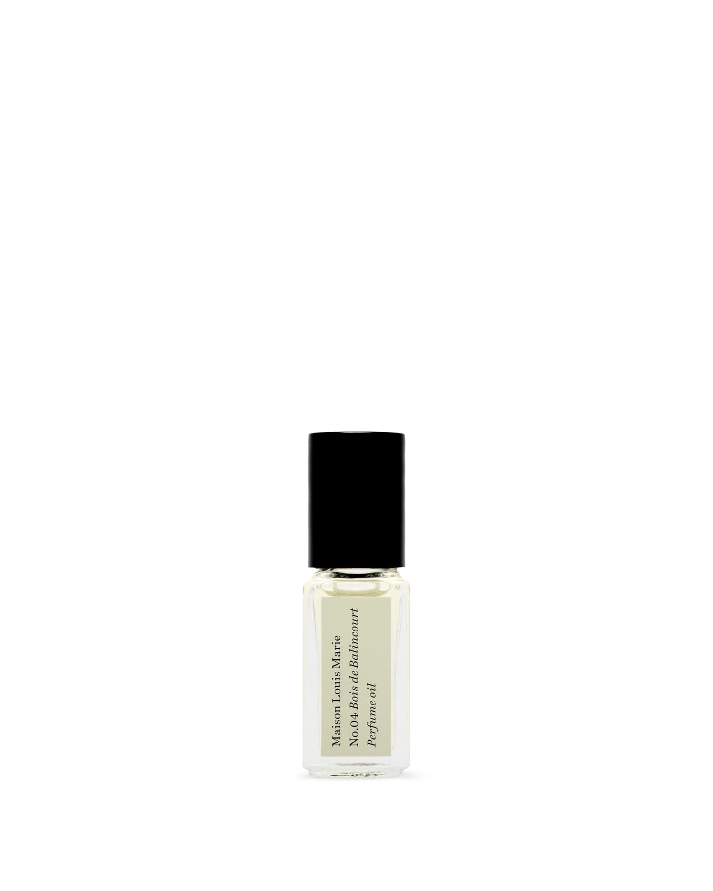 Maison Louis Marie - No.04 Bois de Balincourt Natural Roll-On Perfume Oil Sample | Luxury Clean Beauty + Non-Toxic Fragrance (0.1 fl oz | 3 ml)