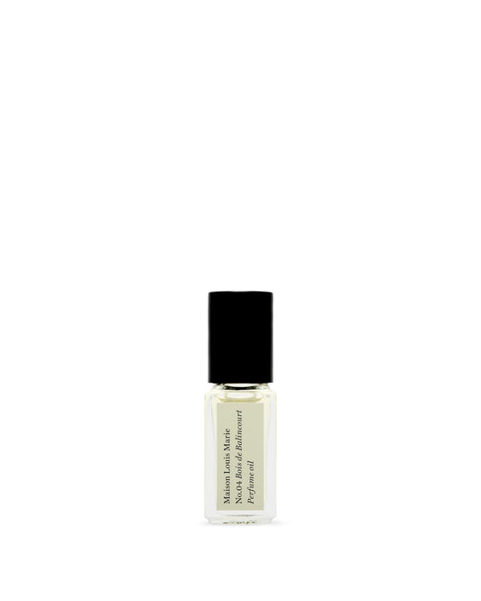 Maison Louis Marie - No.04 Bois de Balincourt Natural Roll-On Perfume Oil Sample | Luxury Clean Beauty + Non-Toxic Fragrance (0.1 fl oz | 3 ml)