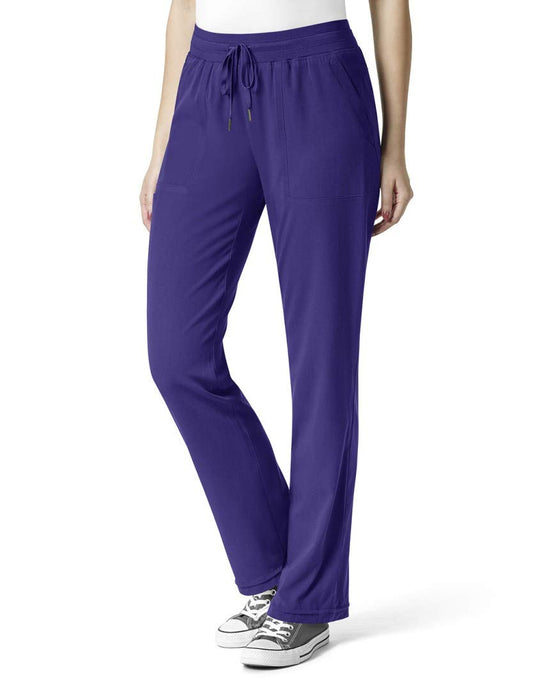 WonderWink Womens Flex Utility Cargo Medical Scrubs Pants, Grape, Small US