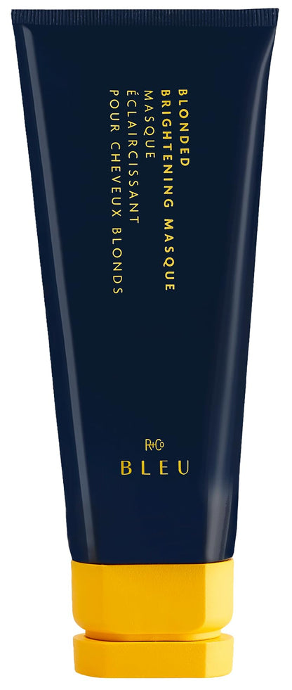 R+Co BLEU Blonded Brightening Masque – Repairs and Revives Dull, Yellowed Blondes, Hydrates, Neutralizes Yellow Undertones, Restores Shine, Adds Strength, 5 oz