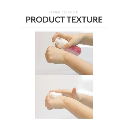 dr.eslee Femme Cleanser for Precious Body 150ml - Low pH Dermatological Feminine Foam Wash | Gentle & Soothing for Sensitive Areas | Soft Mousse Bubble| SLS/SLES Free | Hygiene Essential